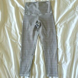 DYI cropped stripped leggings